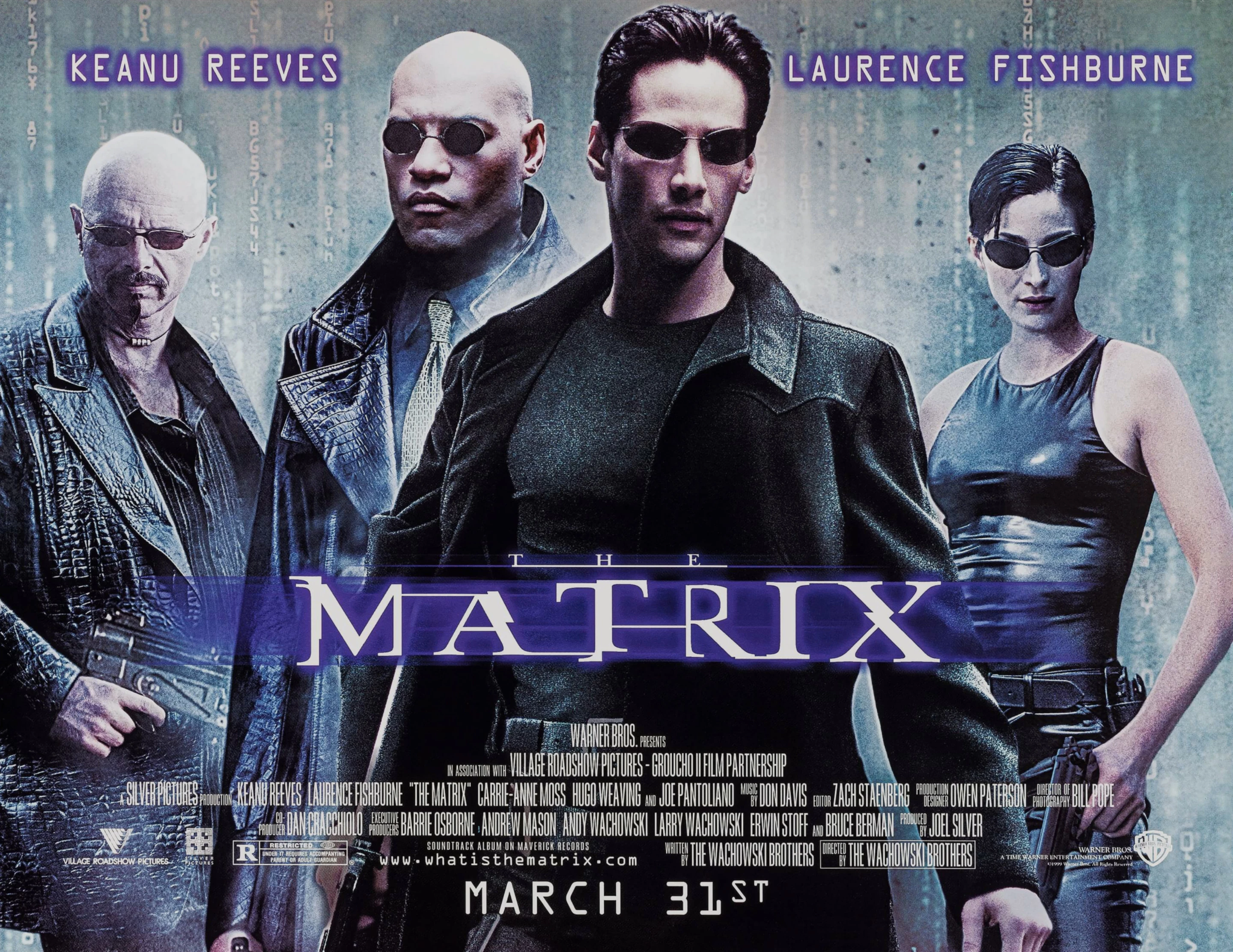 The Matrix (1999) - dystopian movie like Divergent